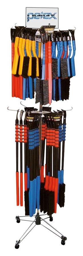 Display für Schneebesen, 
12 Arme, 4 Rollen, Grundfläche 55 x 55 cm