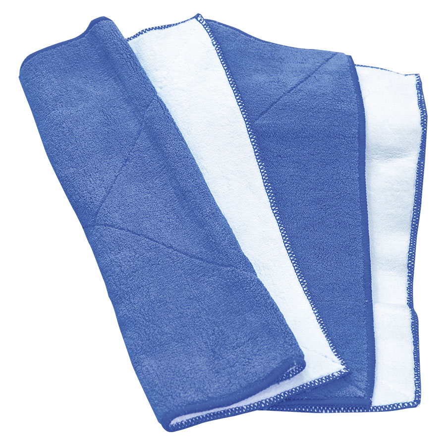 Supersoft Mikrofaser Trockentuch 2er Set, ca. 35 x 35 cm, blau — Bild 3